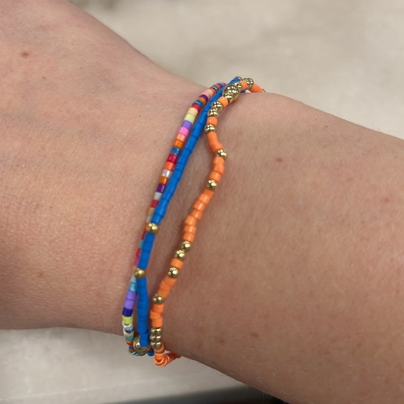 Minimalist Color Therapy 2mm Beaded Stretch Bracelet Set - Picture 7 of 7